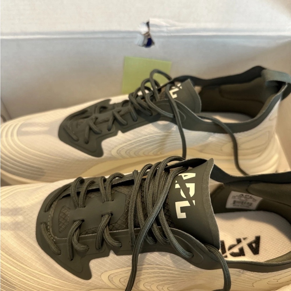 APL TechLoom Sneakers in Olive and White